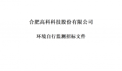 老子有钱lzyq88情形自行监测招标文件